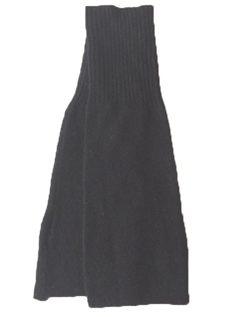 Cashmere hand warmer gloves black