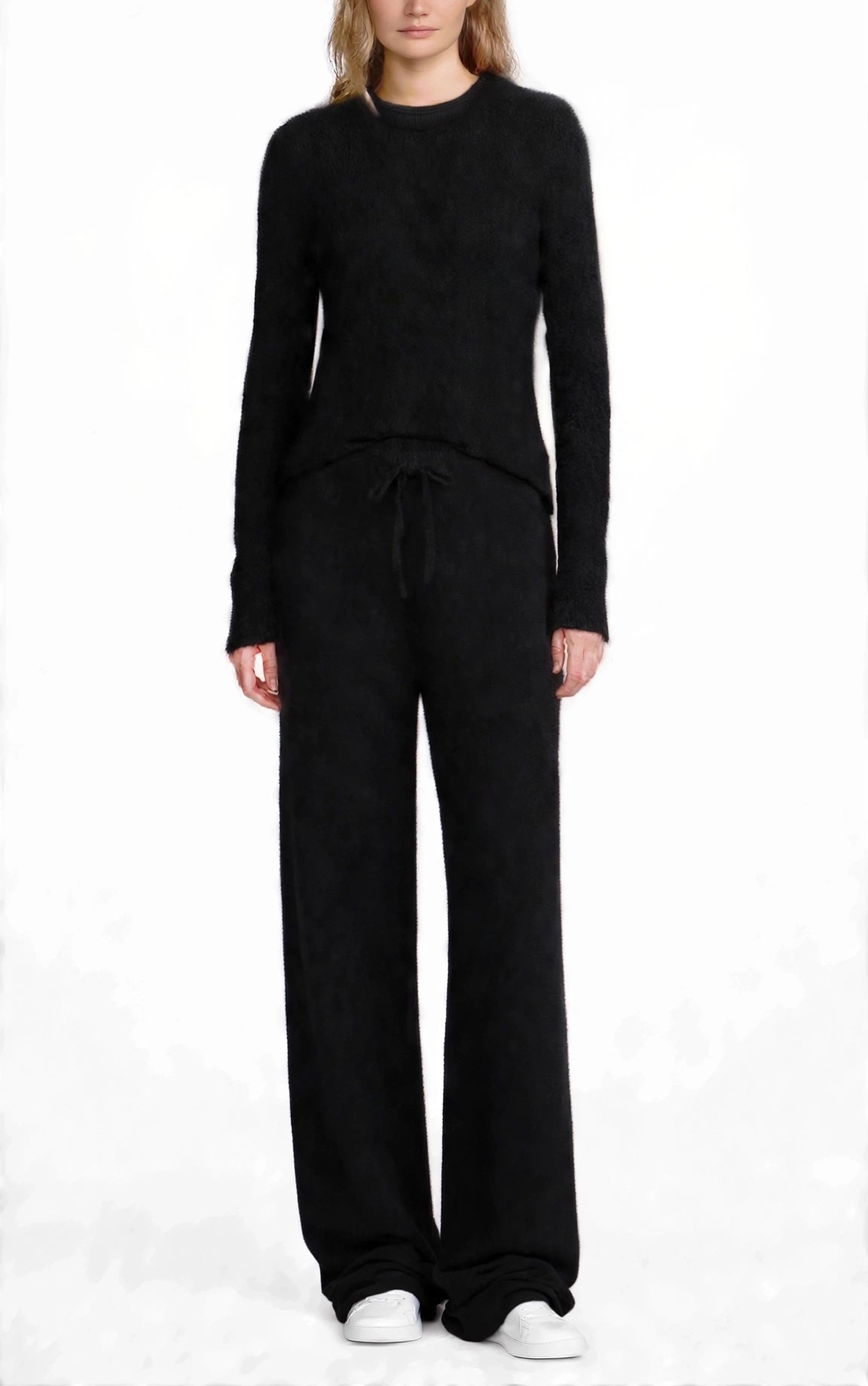 Cashmere lounge pant black