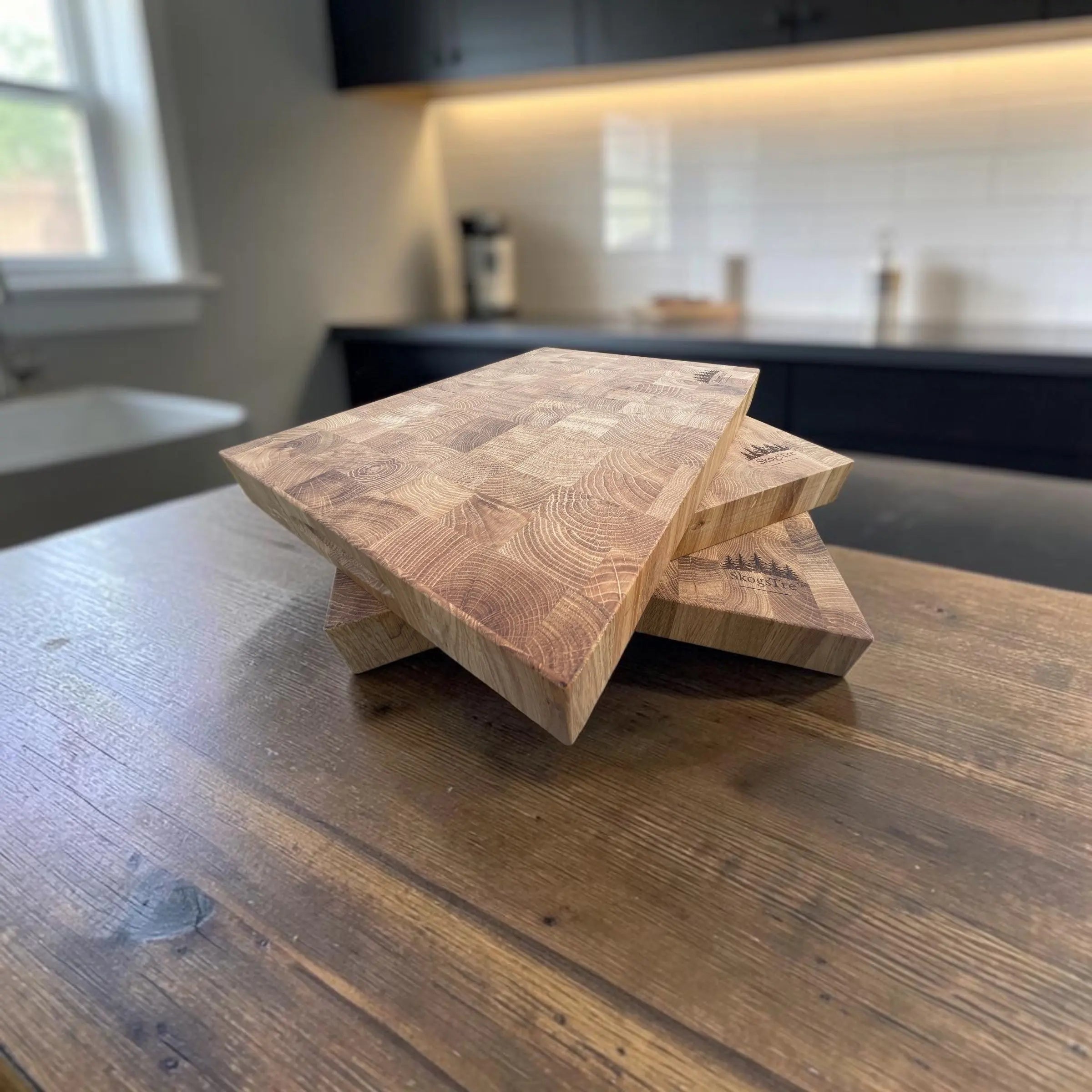 Premium Skjærefjøl i Eik Endeved 400 × 300 x 43 mm