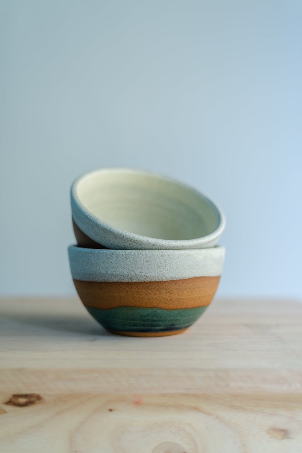 Dual Snack Bowl|Set of 2 Bowls|Handcrafted 550ml Ceramic Serving Bowl
