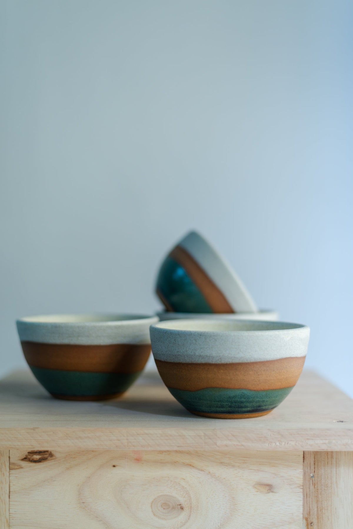 Dual Snack Bowl|Set of 2 Bowls|Handcrafted 550ml Ceramic Serving Bowl
