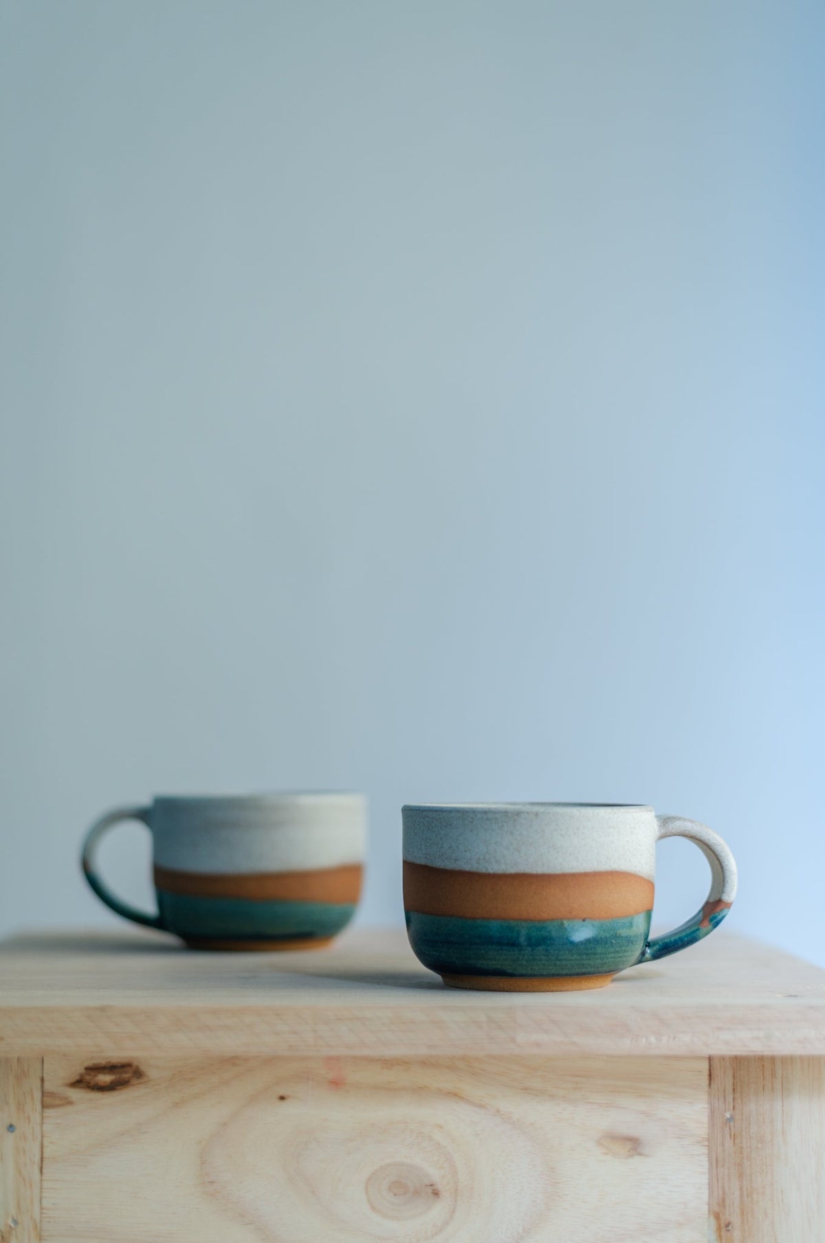 Round Tea & Coffee Cup | Handcrafted 250ml Ceramic Mug | Set of 2