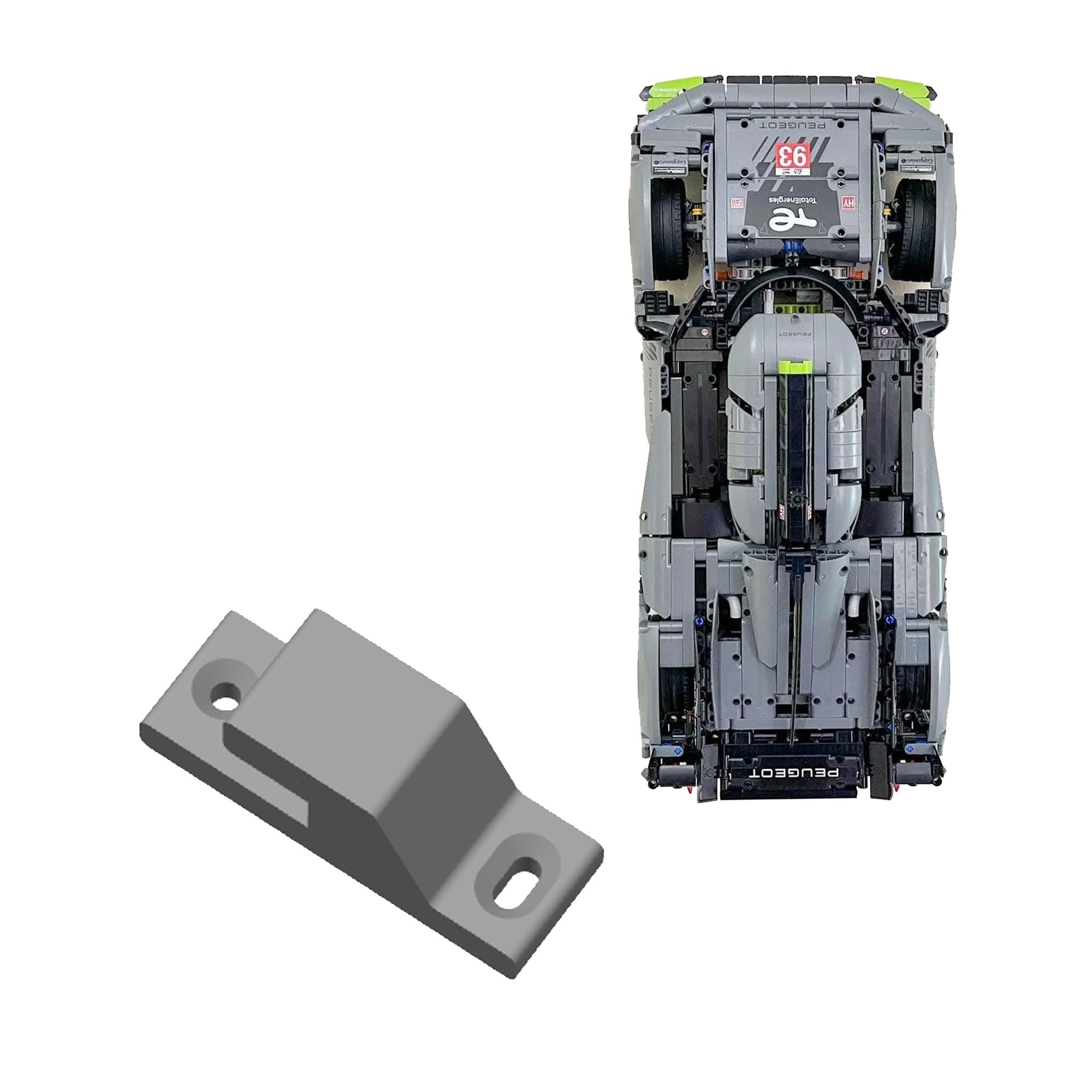 (42156) PEUGEOT 9X8 24H Le Mans Hybrid Hypercar - Veggfeste (3D-print)