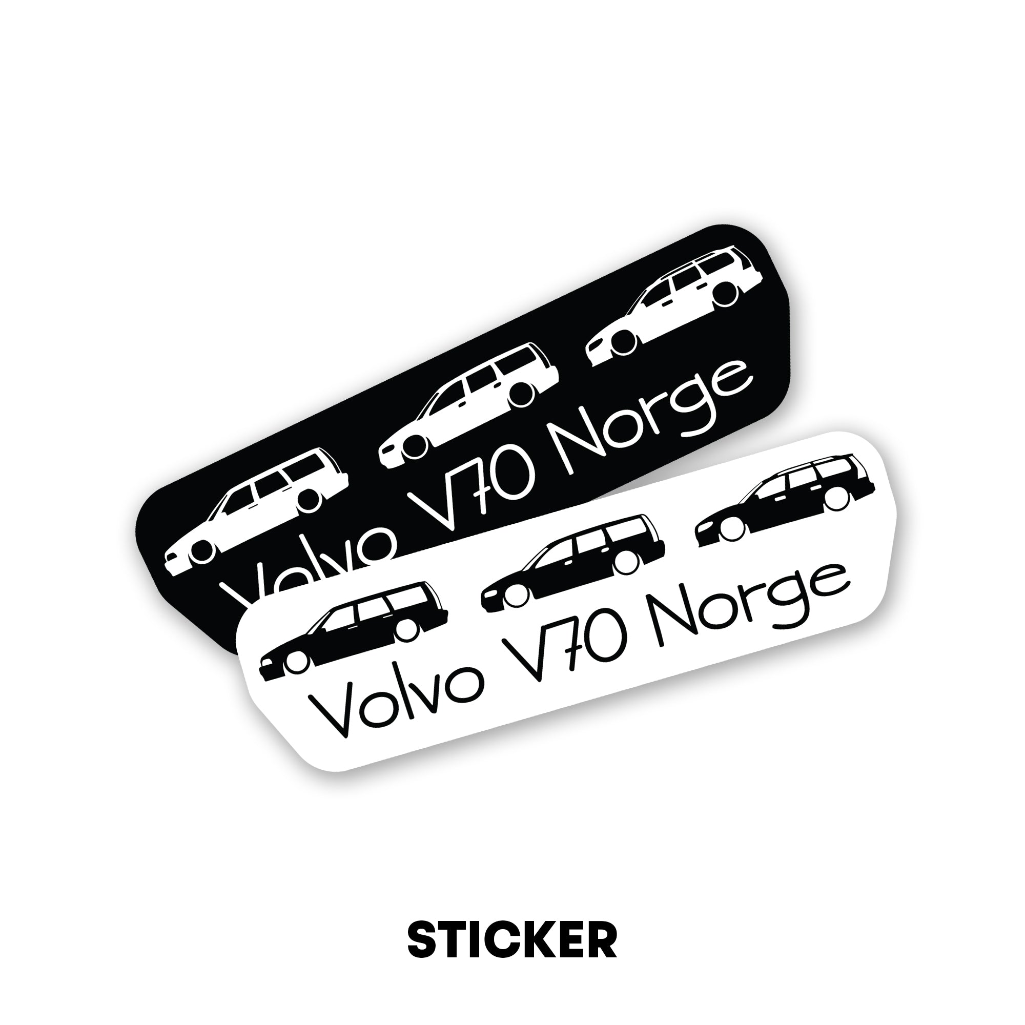 Volvo V70 Norge – Sticker