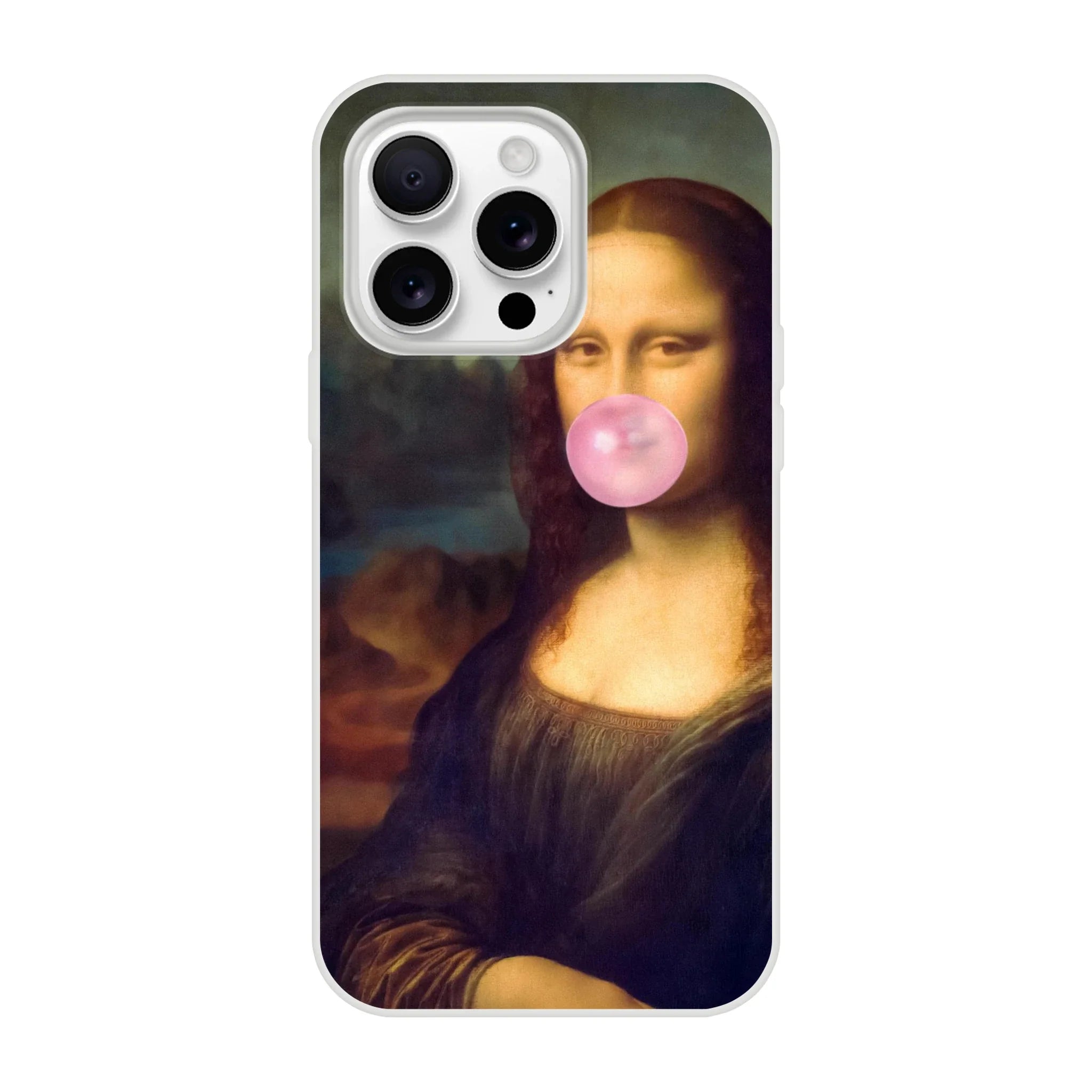 Mona Lisa Bubble Gum iPhone Case