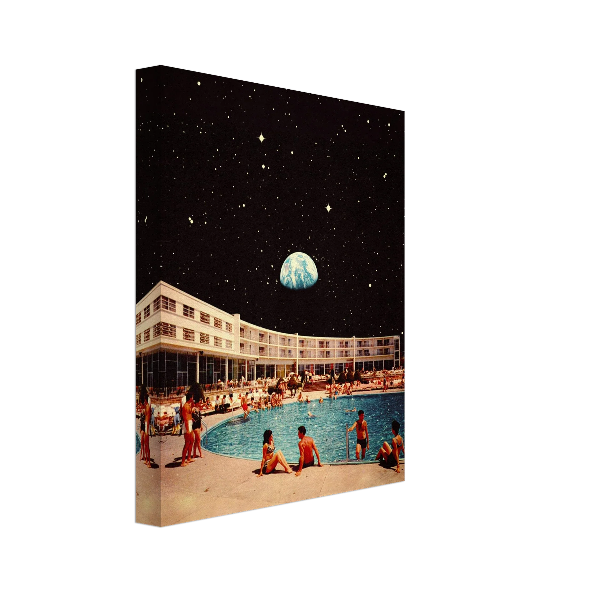 Lunar Pool Canvas
