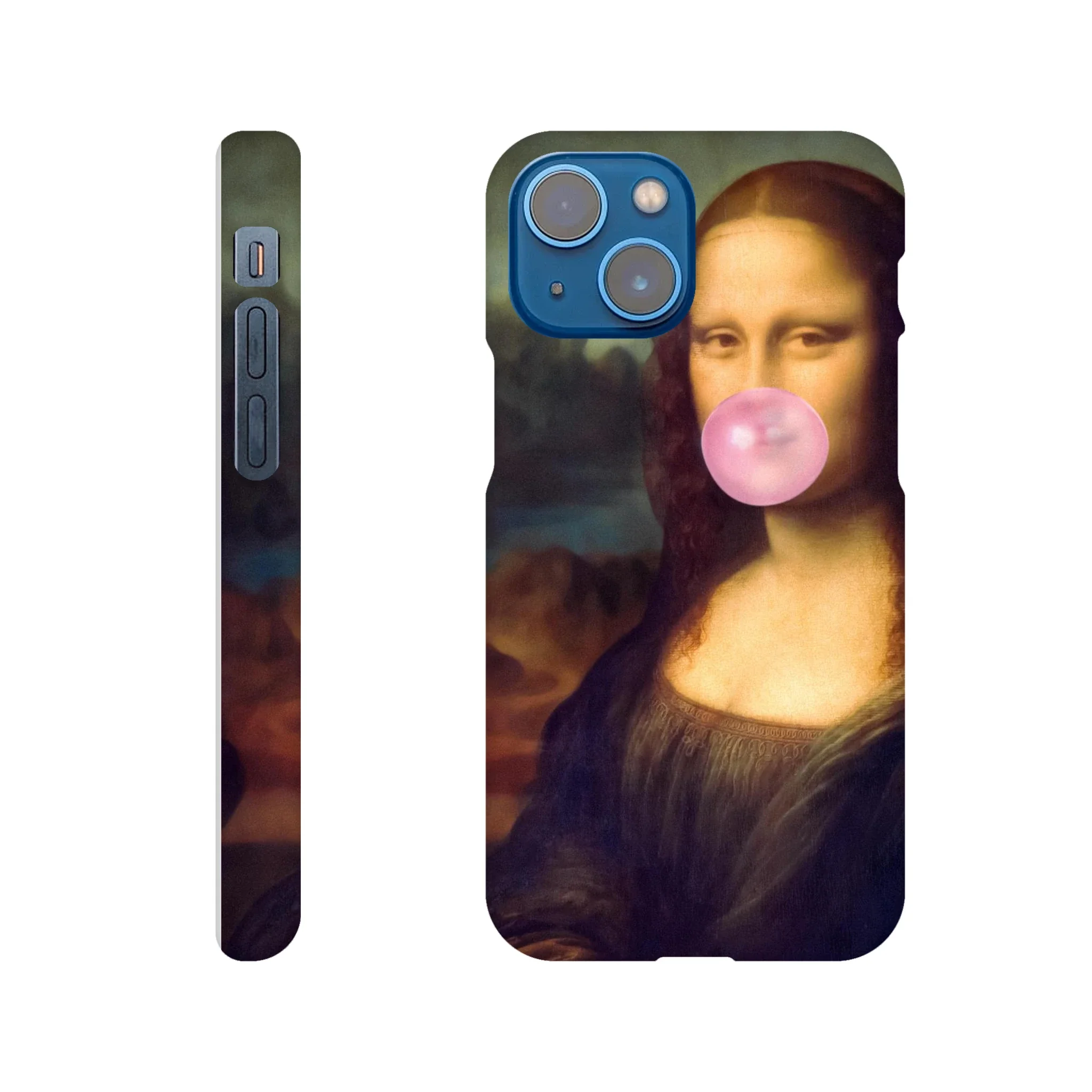 Mona Lisa Bubble Gum iPhone Case