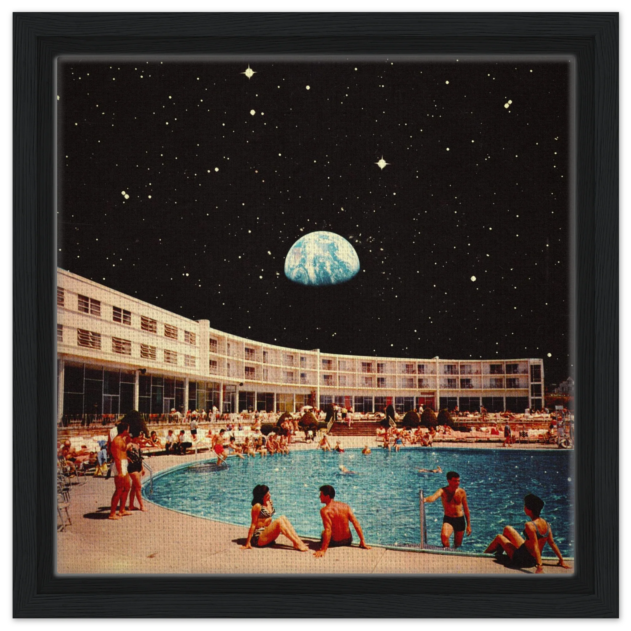 Lunar Pool Canvas