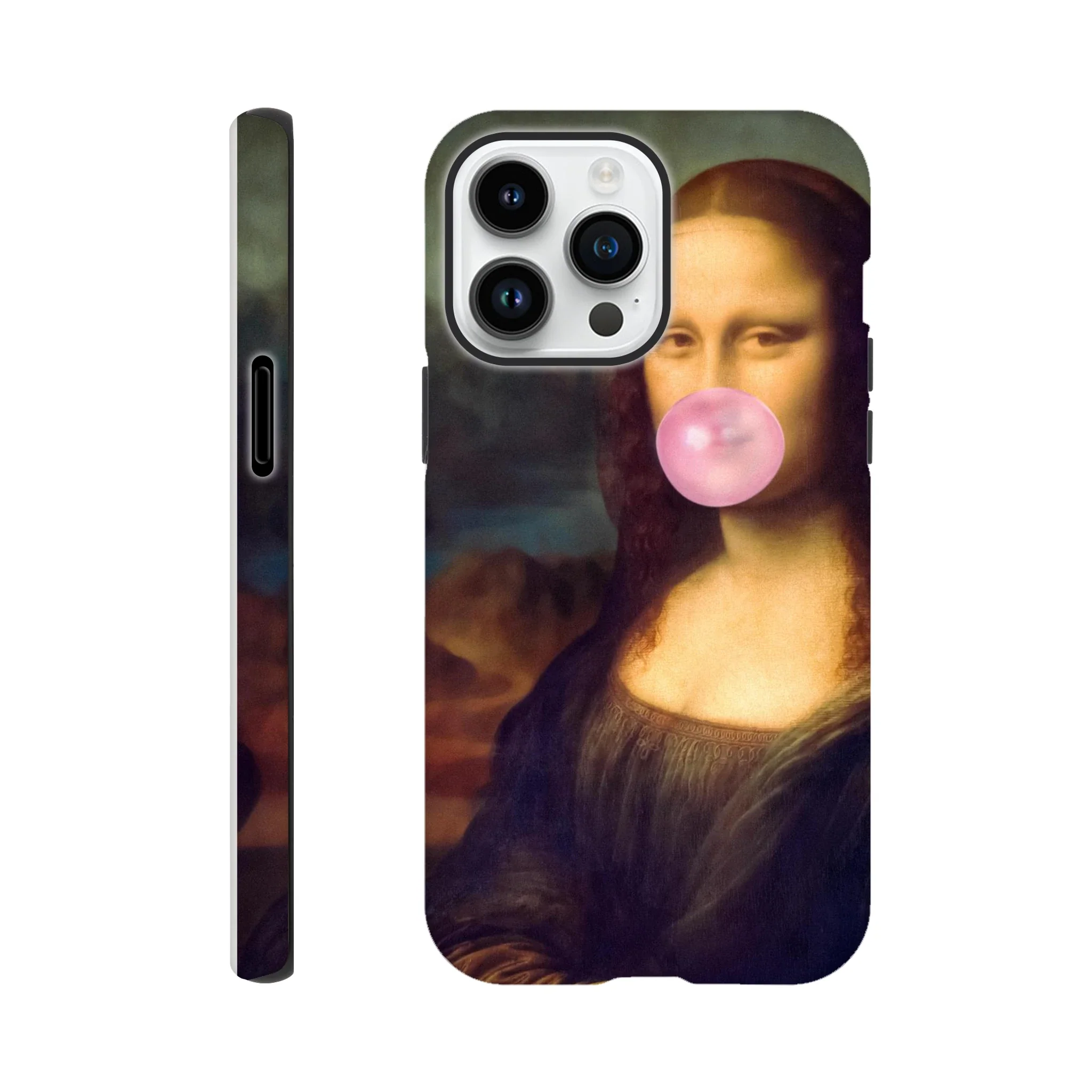 Mona Lisa Bubble Gum iPhone Case