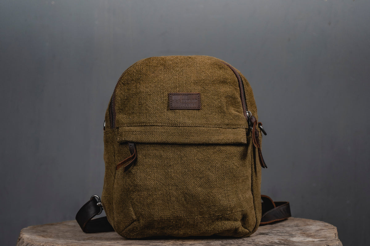 The Lil Sister Backpack | Sustainable 2-in-1 Jute Bag