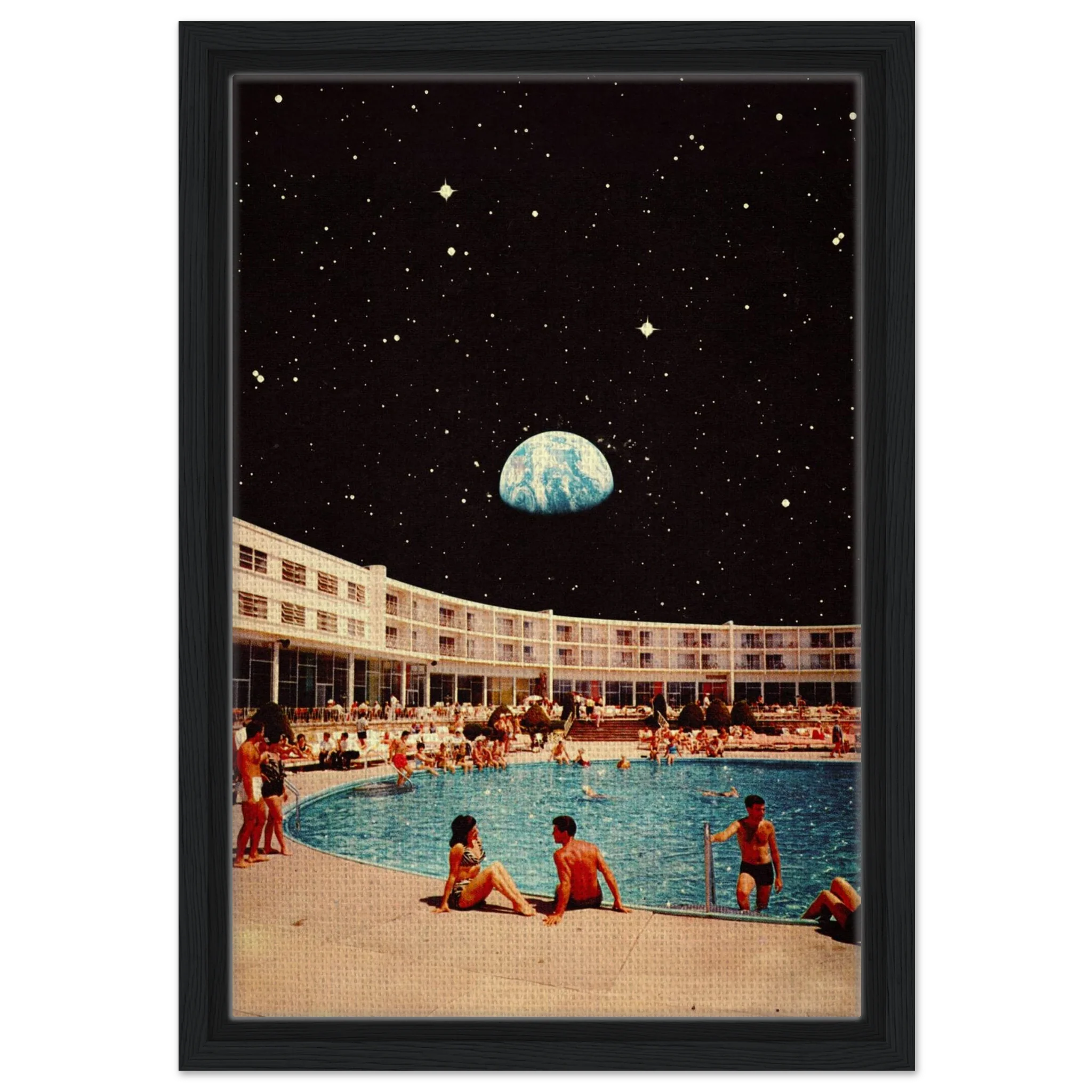 Lunar Pool Canvas
