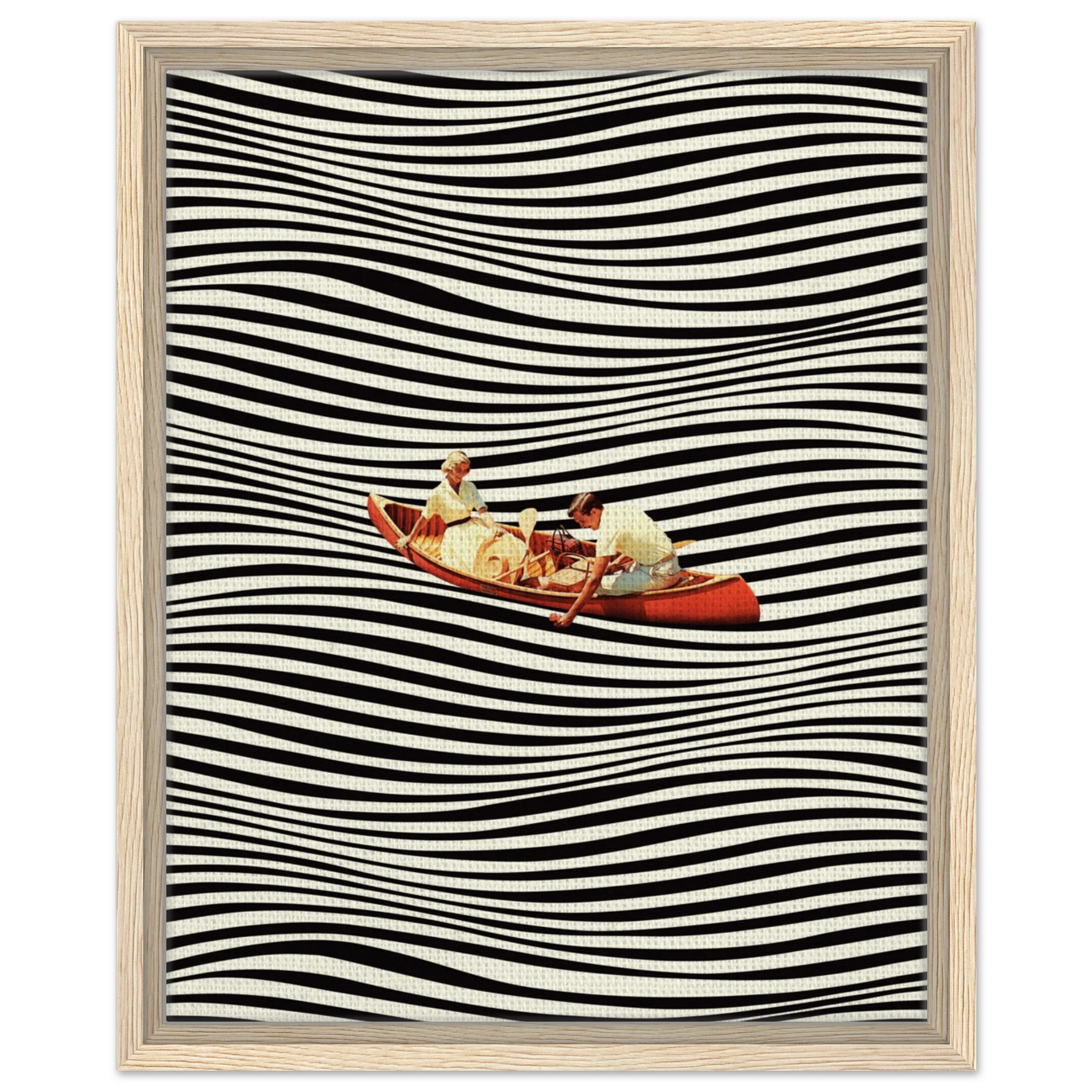 A Real Boat Trip Canvas
