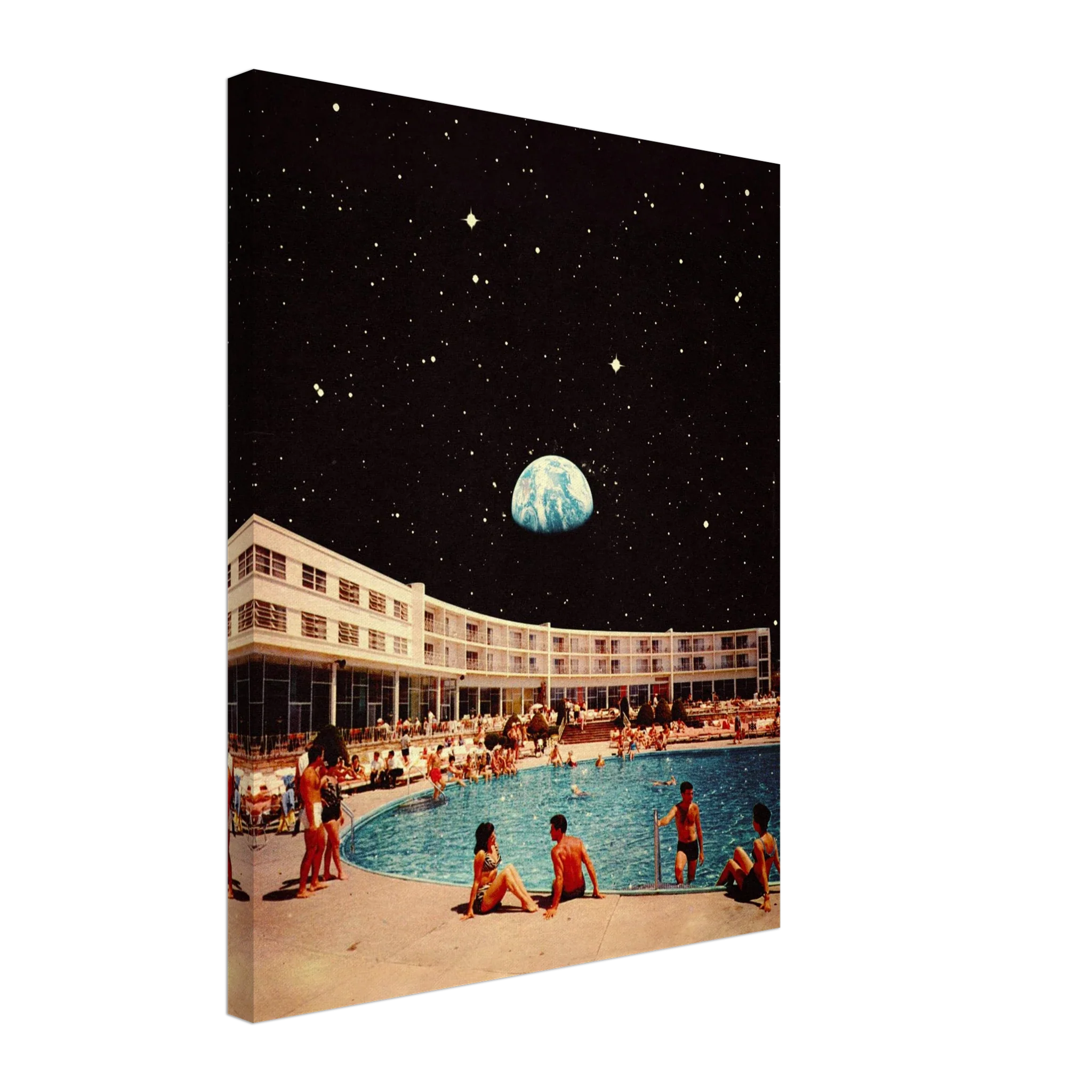Lunar Pool Canvas