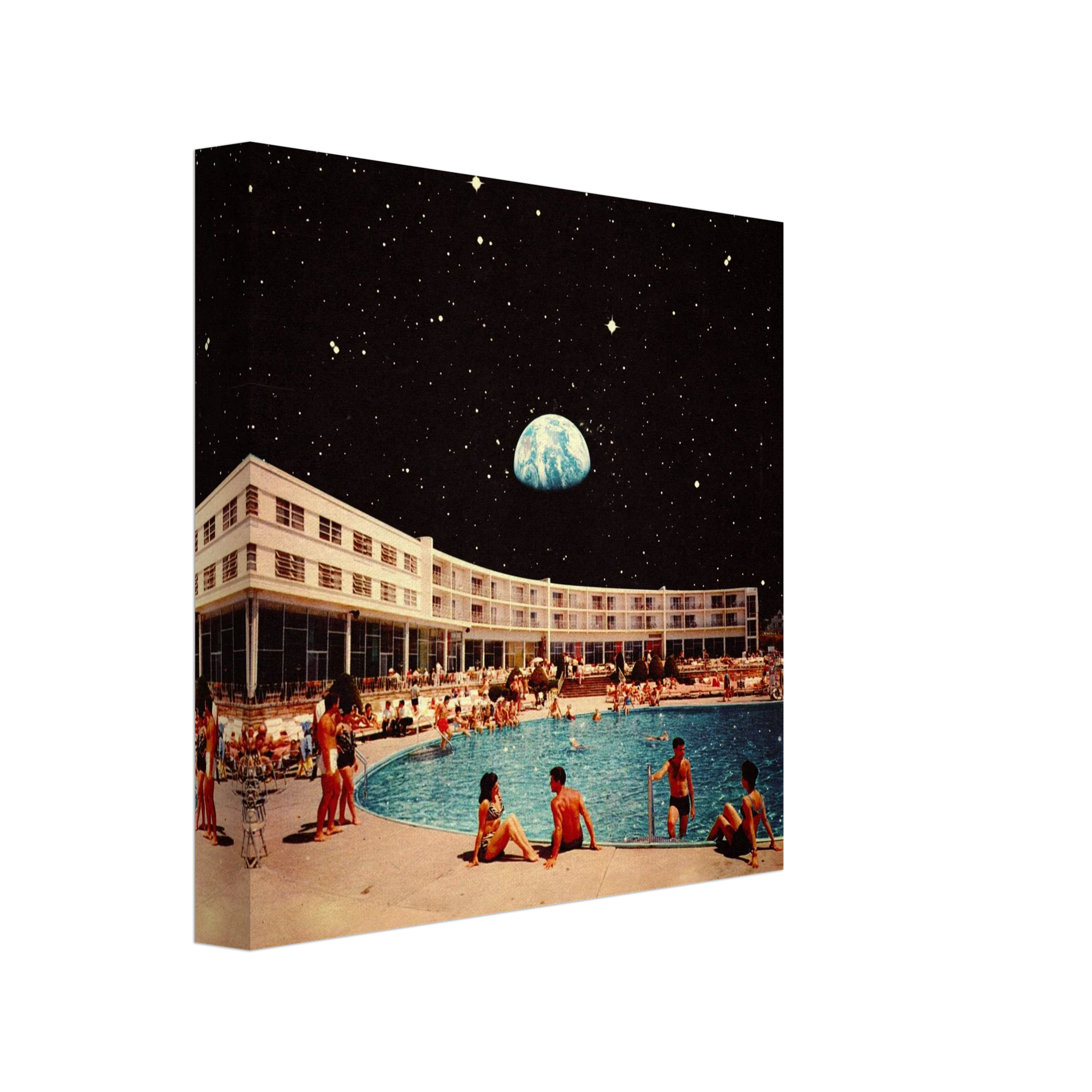 Lunar Pool Canvas