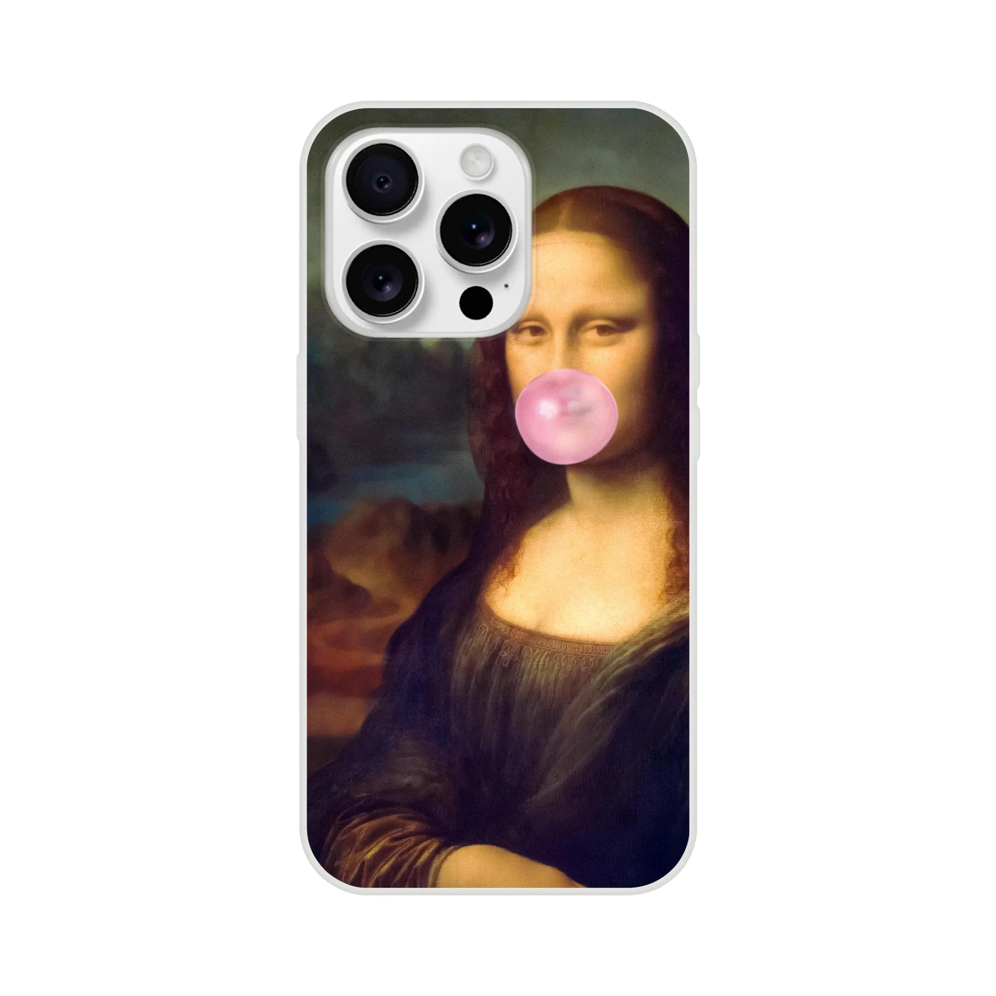Mona Lisa Bubble Gum iPhone Case