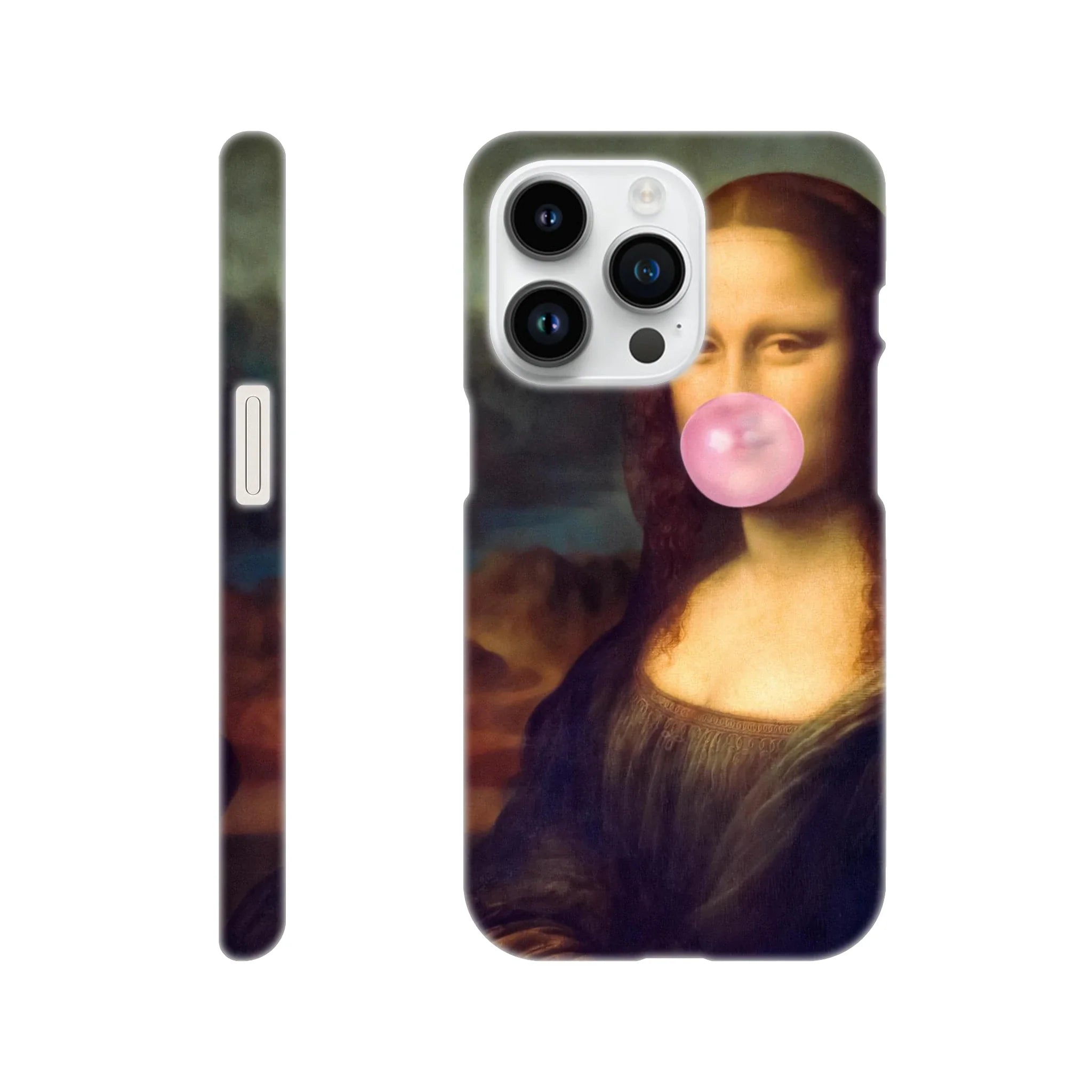 Mona Lisa Bubble Gum iPhone Case