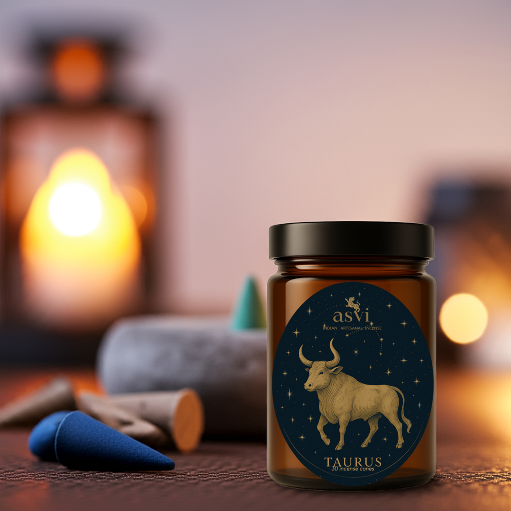 Ayurvedic Zodiac Incense | Taurus Sun Sign (Handmade Cones)