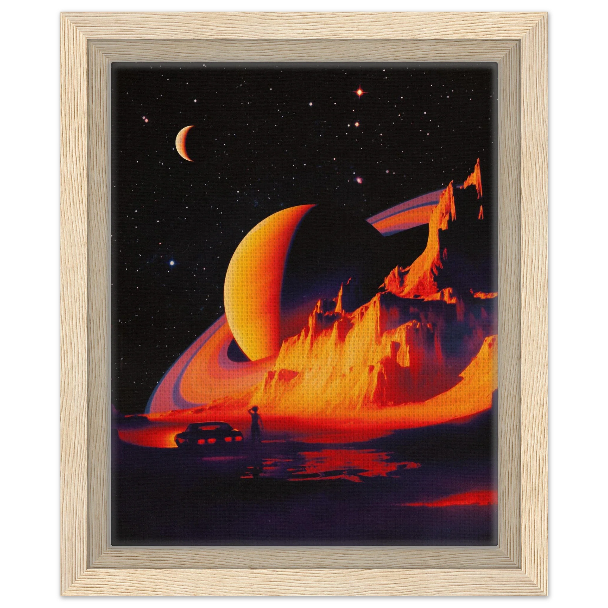 Alien Landscape Canvas