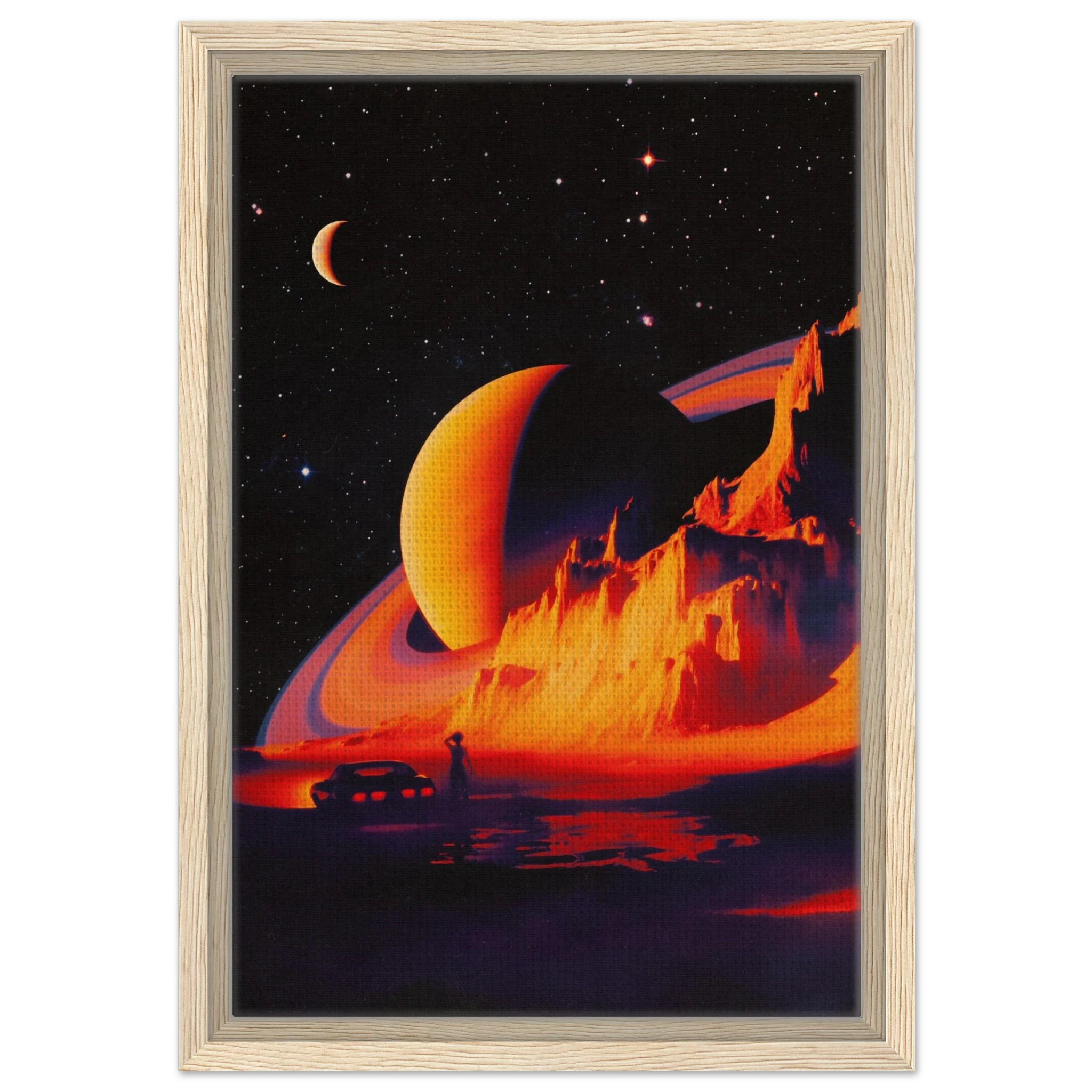 Alien Landscape Canvas