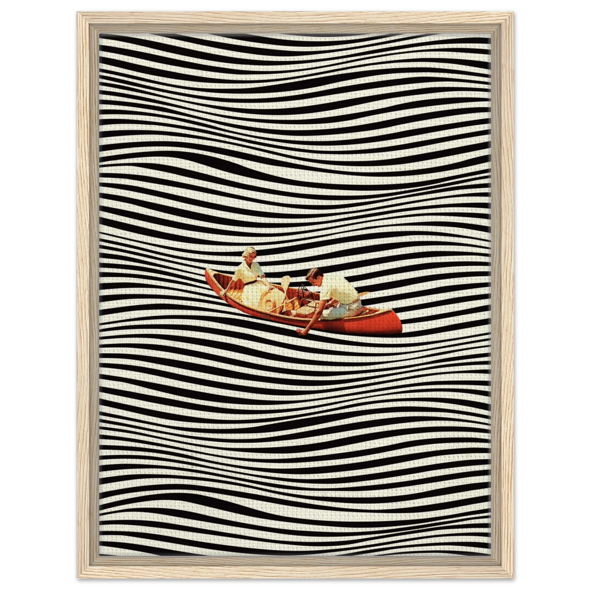 A Real Boat Trip Canvas
