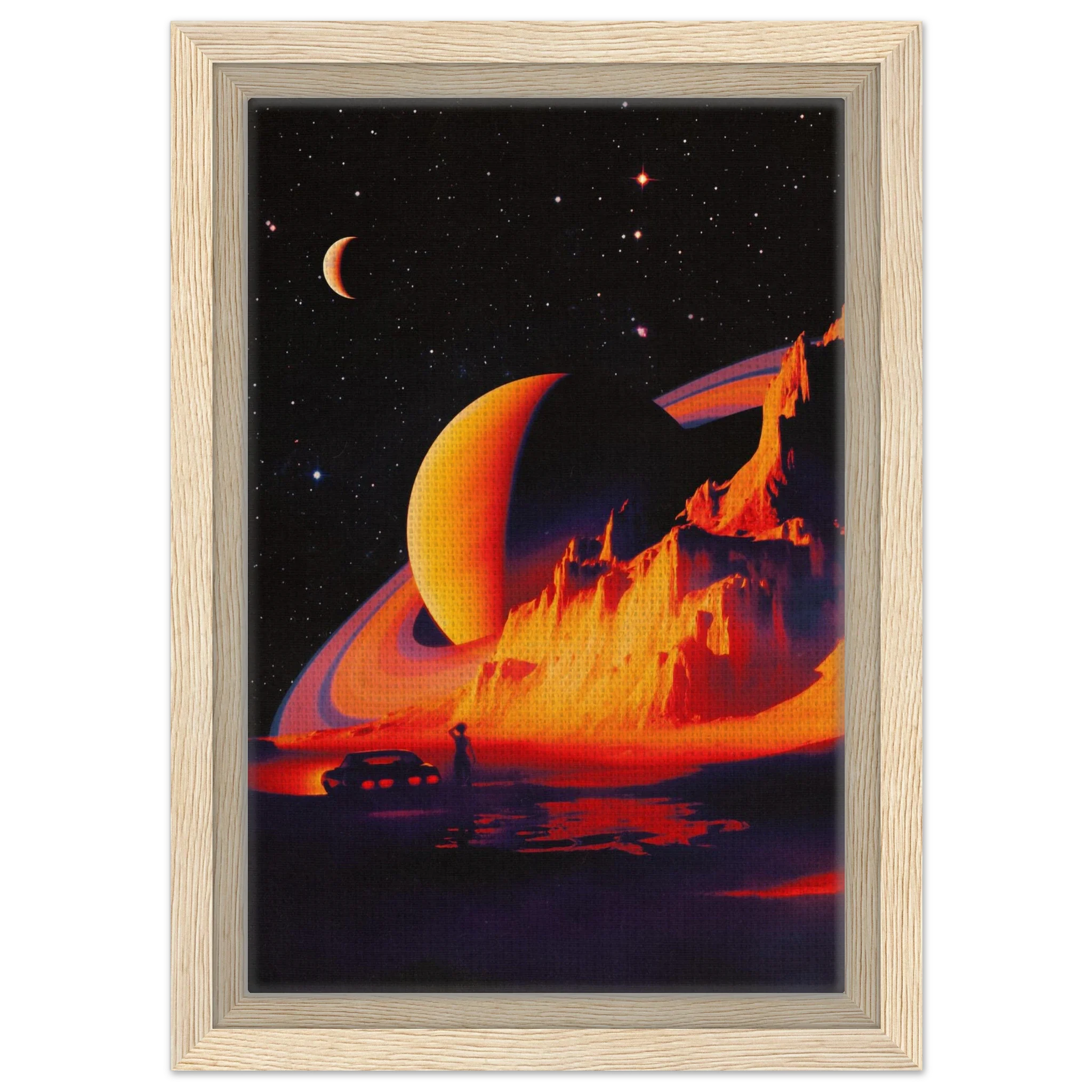 Alien Landscape Canvas