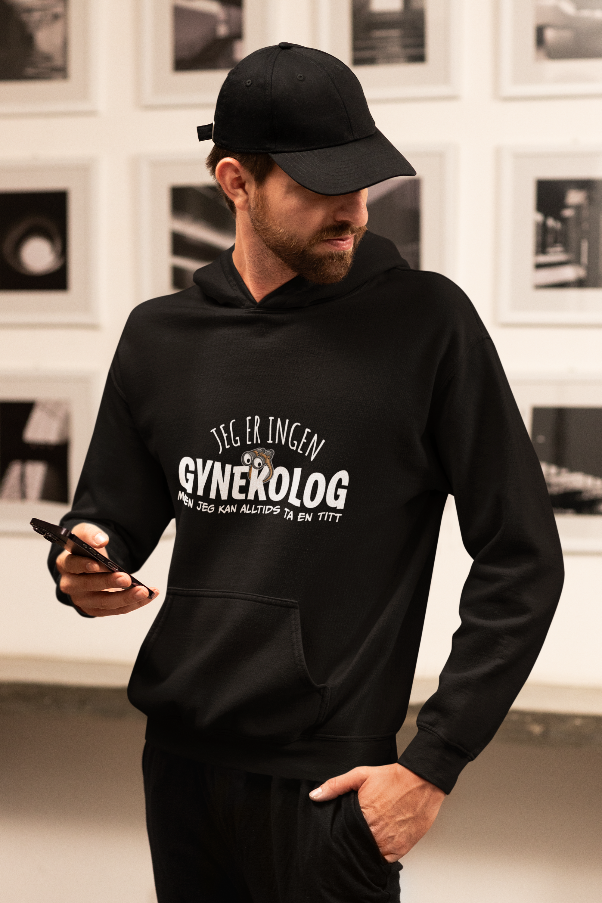Gynekolog - hettegenser