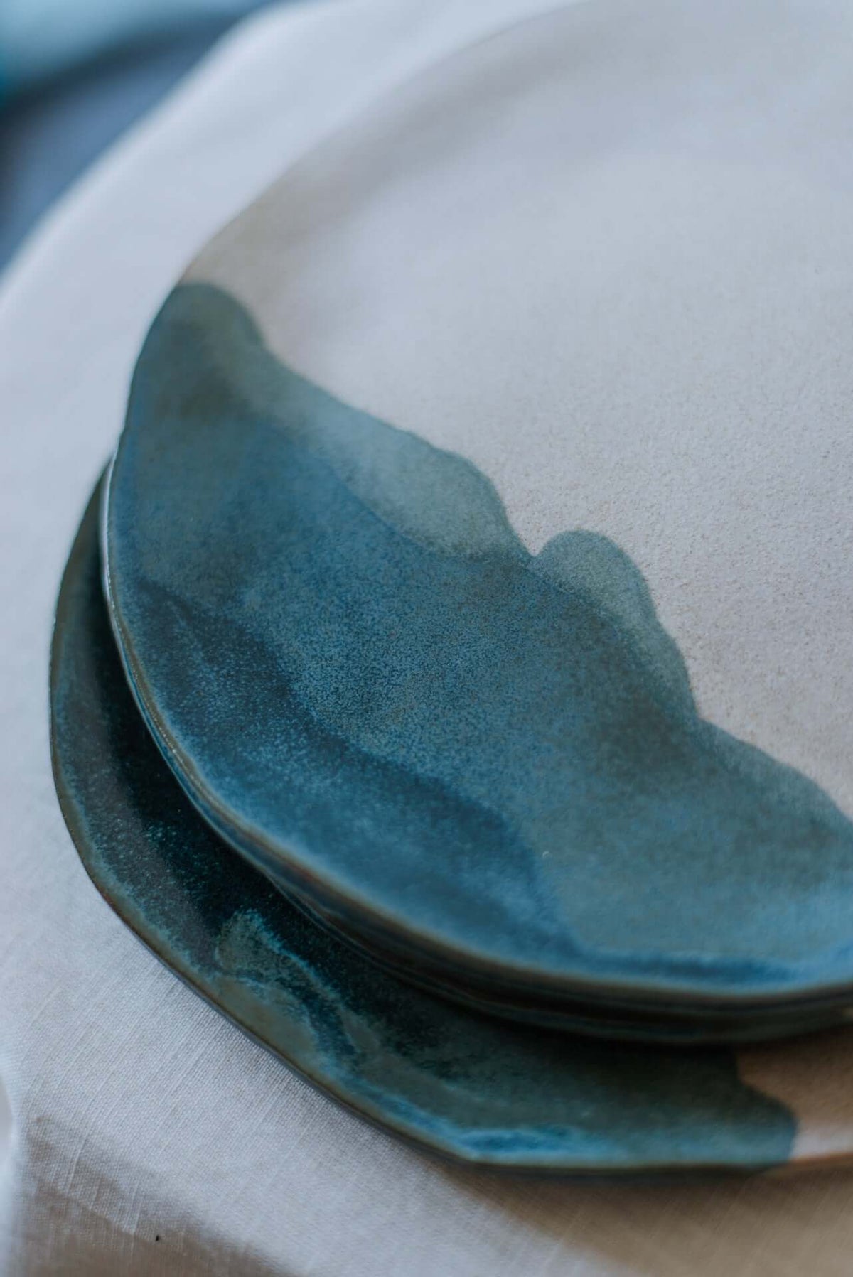 Coupe Dinner Plate | Handcrafted 18cm Ceramic Stoneware Plate | Set of 2