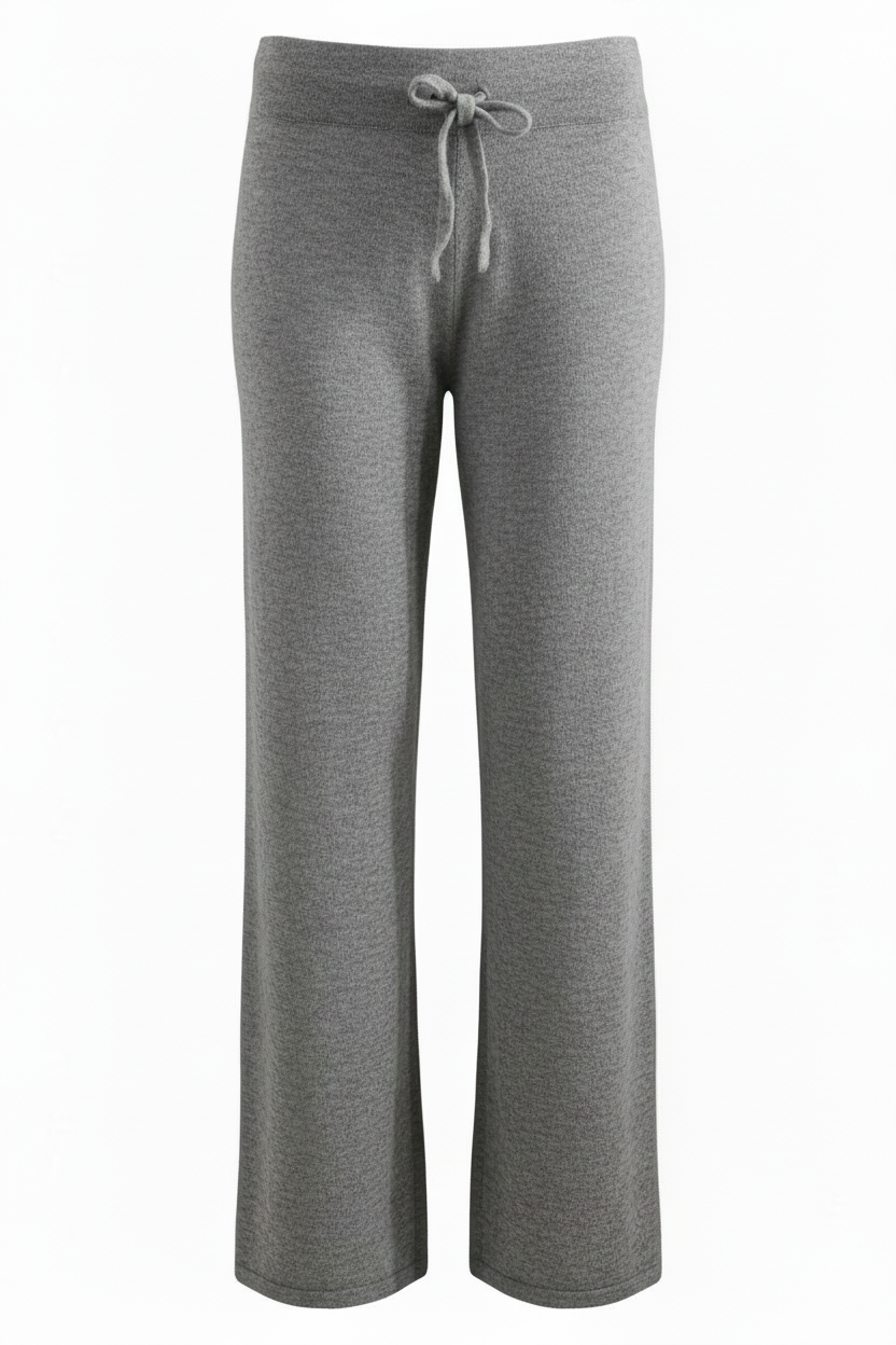 Cashmere lounge pant melange grey
