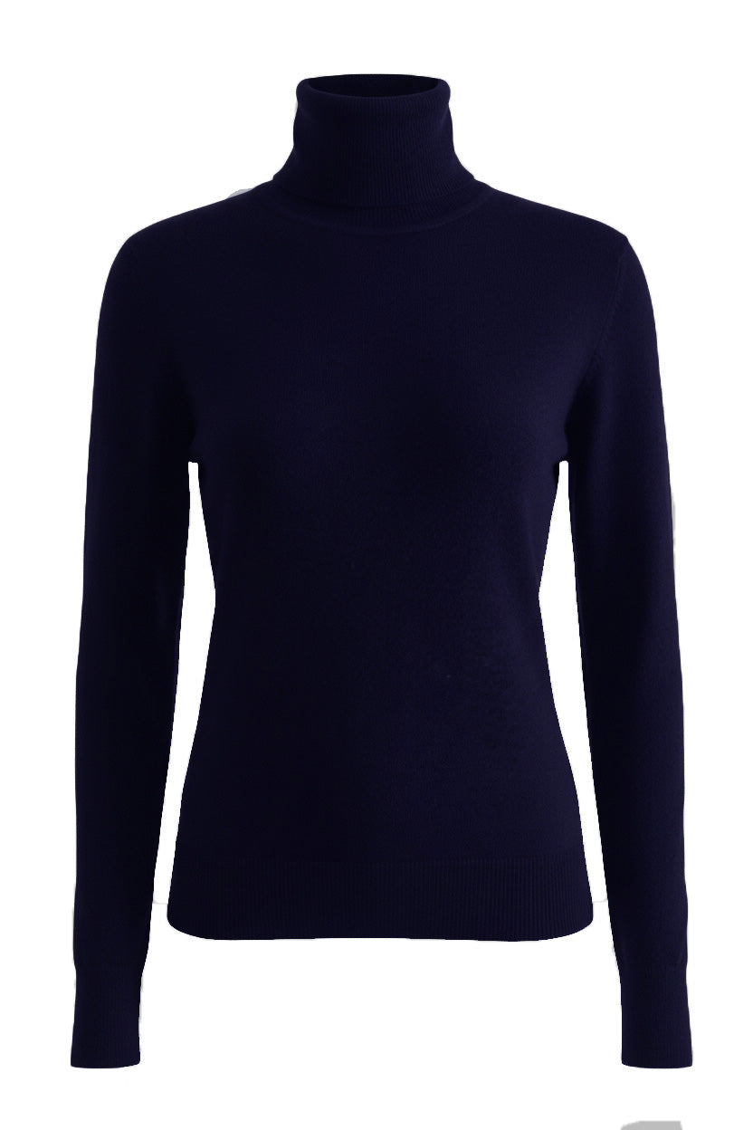 Cashmere Jackie turtleneck black
